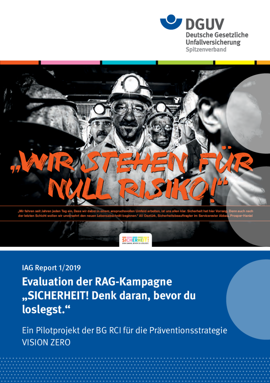 Iag Report Evaluation Der Rag Kampagne Sicherheit Denk Daran