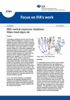 ZED central exposure database - https://zed.dguv.de (Focus on IFA´s work No. 0384)