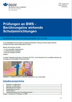 FBHM-085: Prüfungen an BWS Berührungslos wirkende Schutzeinrichtungen