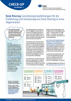 CHECK-UP Desk Sharing: Gestaltungsempfehlungen für die Einführung und Umsetzung von Desk Sharing in einer Organisation