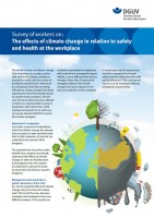 Survey of workers on: The effects of climate change in relation to safety and health at the workplace