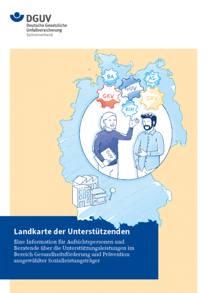 Landkarte der Unterstützenden