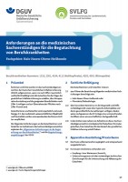 Begutachtung von Berufskrankheiten Fachgebiet: Hals-Nasen-Ohren-Heilkunde