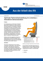 Optimale Fahrersitzeinstellung im Linienbus  Interaktive Demonstration (Aus der Arbeit des IFA Nr. 0358)