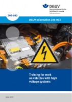 Training for work on vehicles with high voltage systems