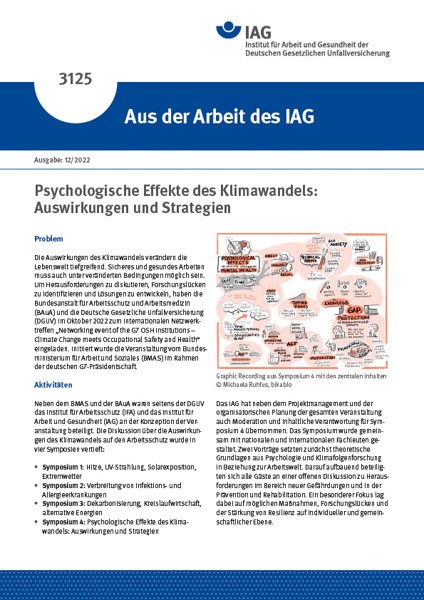 Psychologische Effekte des Klimawandels: Auswirkungen und Strategien (Aus der Arbeit des IAG Nr. 312