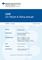 UVR - UV Recht & Reha Aktuell (Ausgabe 01/2026)