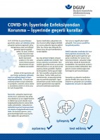 COVID-19: İşyerinde Enfeksiyondan Korunma – İşyerinde geçerli kurallar