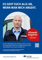 Plakat (DIN A3) #GewaltAngehen „S. Hessenbruch“