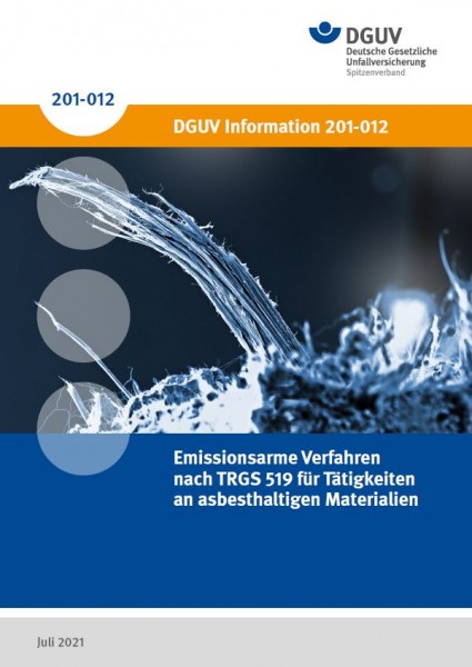 Emissionsarme Verfahren nach TRGS 519 für Tätigkeiten an asbesthaltigen Materialien