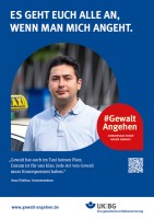 Plakat (DIN A3) #GewaltAngehen „S. Ünlühan"