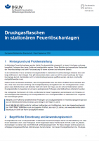 FBFHB-043: Druckgasflaschen in stationären Feuerlöschanlagen