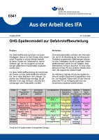 GHS-Spaltenmodell zur Gefahrstoffbeurteilung (Aus der Arbeit des IFA Nr. 0341)