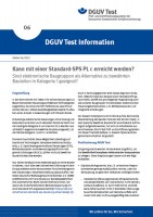 DGUV Test Information 06: Kann mit einer Standard-SPS PL c erreicht werden?