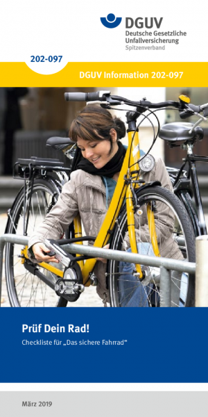 Prüf dein Rad - Checkliste für &quot;Das sichere Fahrrad&quot;