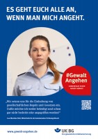 Plakat (DIN A3) #GewaltAngehen „L-M. Heil“