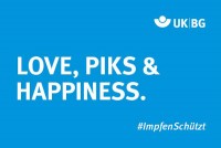 Motiv #ImpfenSchützt, „Love, Piks & Happiness“ (UK|BG)