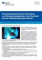 FBFHB-013: Schutzmaßnahmen bei der Benutzung von Plasmaschneidgeräten in der Feuerwehr und den Hilfeleistungsorganisationen