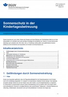 FBBE-011: Sonnenschutz in der Kindertagesbetreuung