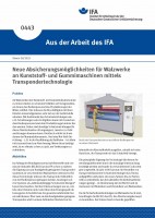 Neue Absicherungsmöglichkeiten für Walzwerke an Kunststoff- und Gummimaschinen mittels Transpondertechnologie (Aus der Arbeit des IFA Nr. 0443) 