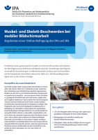 IPA Aktuell 20:Muskel- und Skelett-Beschwerden bei mobiler Bildschirmarbeit