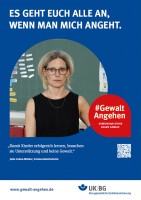 Plakat (DIN A3) #GewaltAngehen „J. Gollan-Muether“