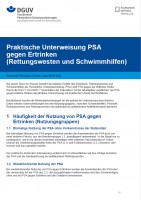 FBPSA-018: Praktische Unterweisung PSA gegen Ertrinken (Rettungswesten und Schwimmhilfen)