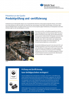 Prävention an der Quelle: Produktprüfung und -zertifizierung