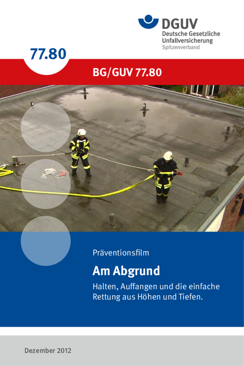 Am Abgrund | DGUV Informationen | Regelwerk | DGUV Publikationen