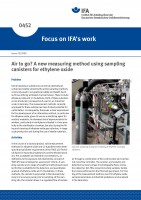 Air to go? A new measuring method using sampling canisters for ethylene oxide (Focus on IFA´s work Nr. 0452)