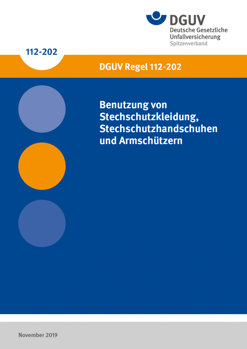 DGUV Regel 112-202 "Benutzung Von Stechschutzkleidung ...