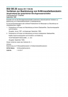 Verfahren zur Bestimmung von N-Nitrosodiethanolamin