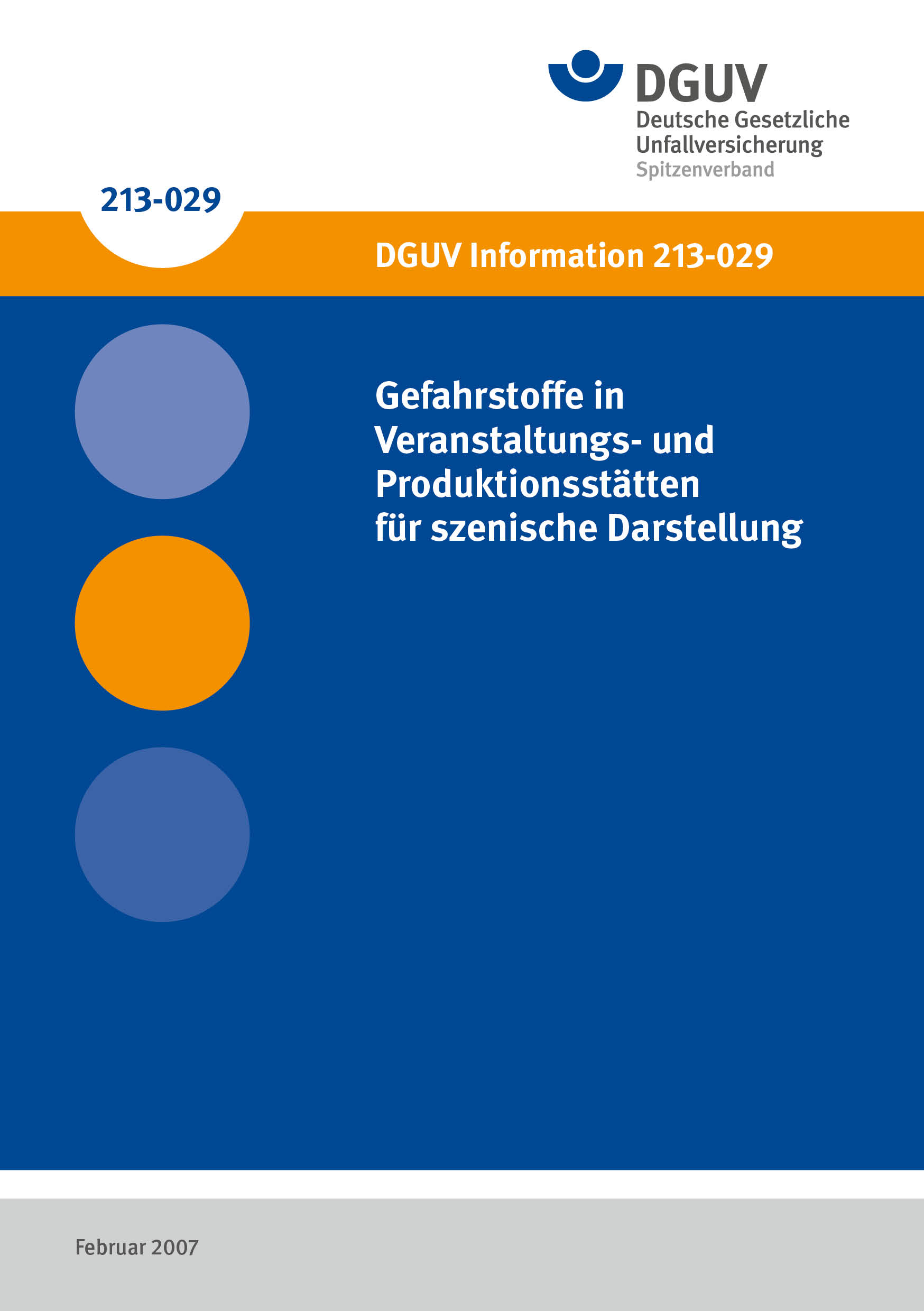 Gefahrstoffe in Veranstaltungs- und Produktionsstätten für
