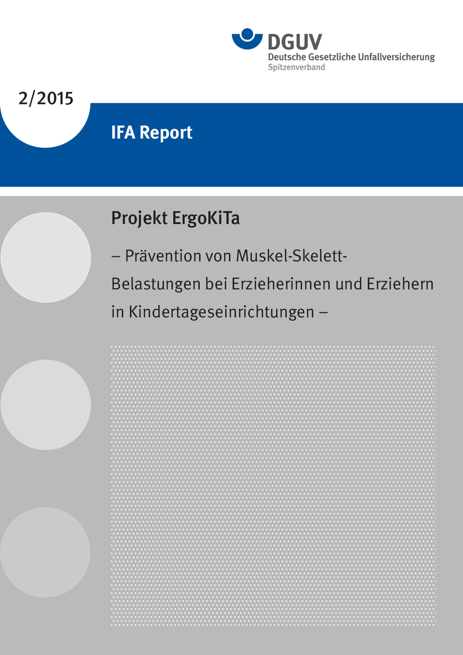 Ifa Report 22015 Projekt Ergokita Prävention Von Muskel - 