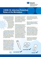 COVID 19: Infection Protection at the Workplace