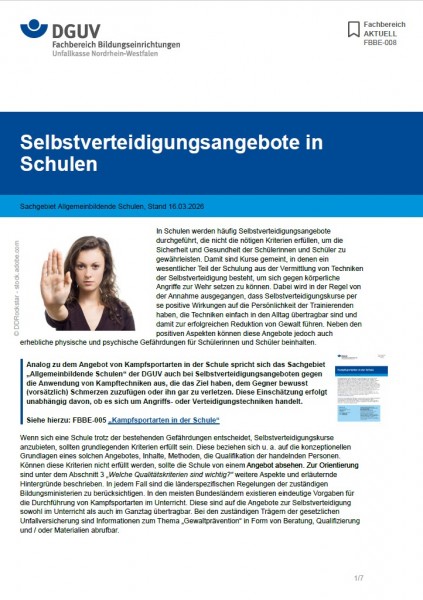 FBBE-008: Selbstverteidigungsangebote in Schulen