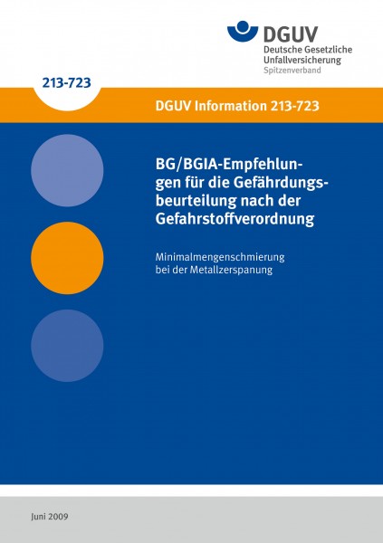 BG/BGIA-Empfehlungen für die Gefährdungsbeurteilung nach der Gefahrstoffverordnung - Minimalmengensc