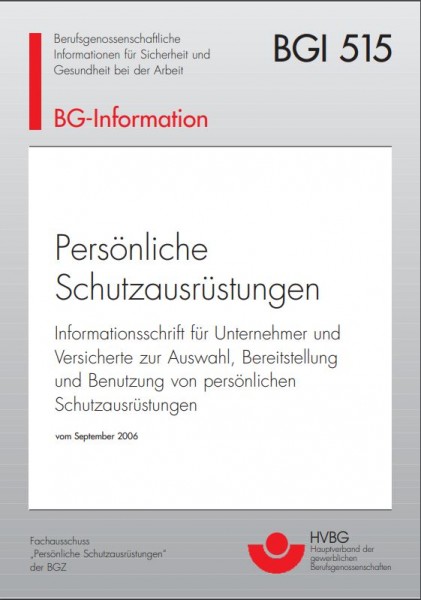 Persönliche Schutzausrüstungen