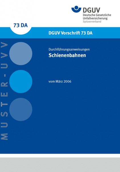 Schienenbahnen - Durchführungsanweisung