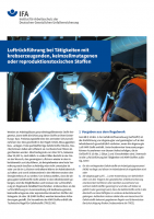 Luftrückführung bei Tätigkeiten mit krebserzeugenden, keimzellenmutagenen oder reproduktstoxischen Stoffen