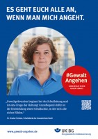 Plakat (DIN A3) #GewaltAngehen „Dr. Franka Christen“