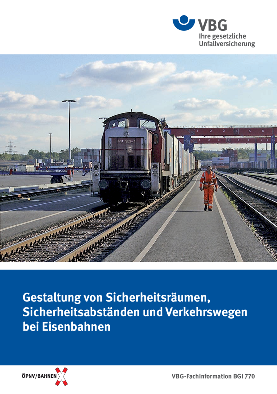 Gestaltung von Sicherheitsräumen, Sicherheitsabständen und