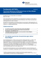 FBGIB-005: Psychische Belastung und Beanspruchung von Beschäftigten während der Coronavirus-Pandemie