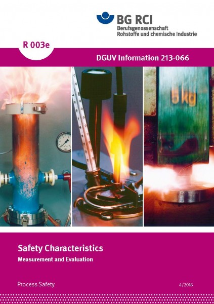 Safety Characteristics (Merkblatt R 003e der Reihe &quot;Anlagensicherheit&quot;)
