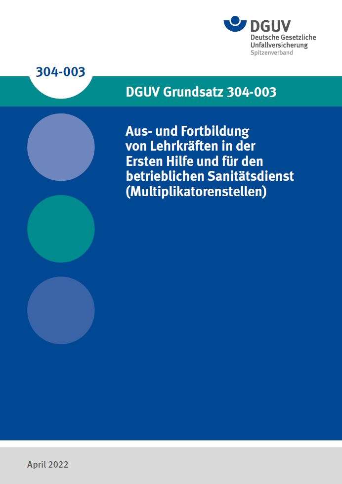 DGUV Grundsatz 304-003 „Aus- Und Fortbildung Von Lehrkräften In Der ...