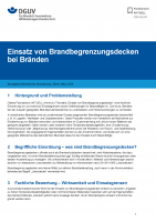 FBFHB-041: Einsatz von Brandbegrenzungsdecken bei Bränden