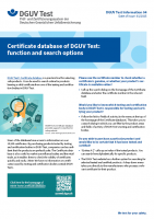 Database of Certified Products
