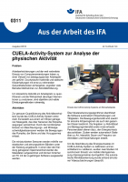 CUELA-Activity-System zur Analyse der physischen Aktivität. Aus der Arbeit des IFA Nr. 0311