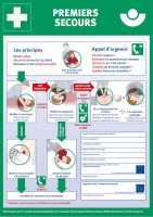 Erste Hilfe (Plakat, DIN A2, französisch) Premiers Secours