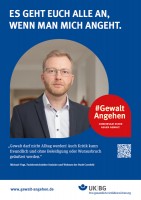 Plakat (DIN A3) #GewaltAngehen „M. Vogt“